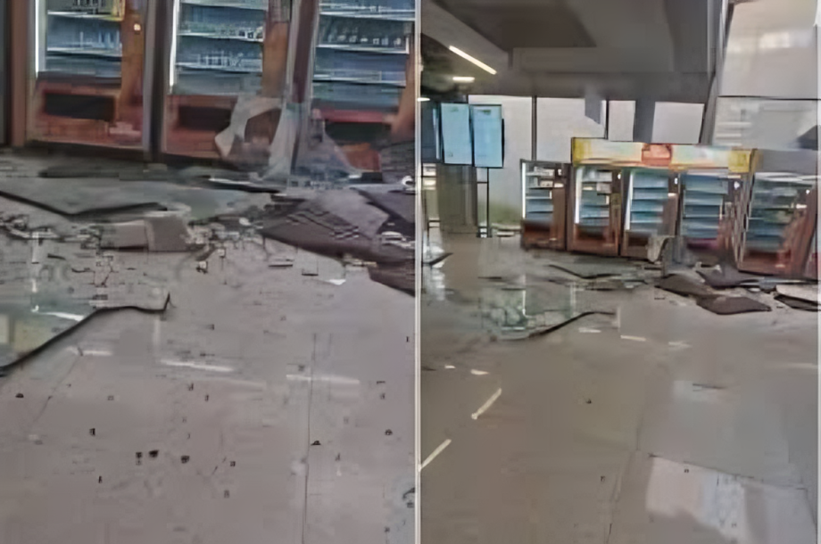 Palma Flughafen Decke eingestürzt